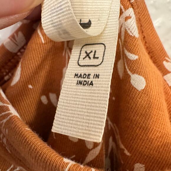 Pact Organic Cotton Fit & Flare Dress Built in shelf bra pockets XL Sustainable - Picture 6 of 7